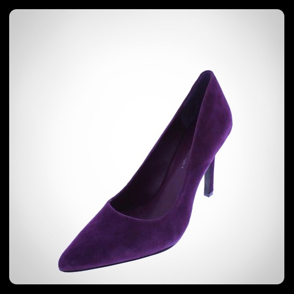 BCBG Generation Flash purple suede pointed toe