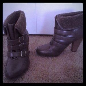 Brown ankle boots