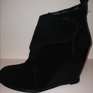 BCBG Wedge Booties
