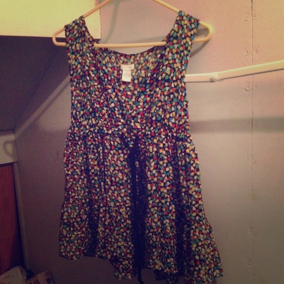 Anthropologie baby doll shirt