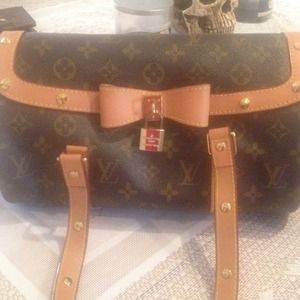 Luxury brown handbag