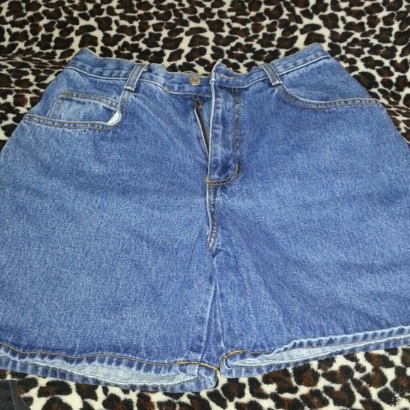 Denim shorts