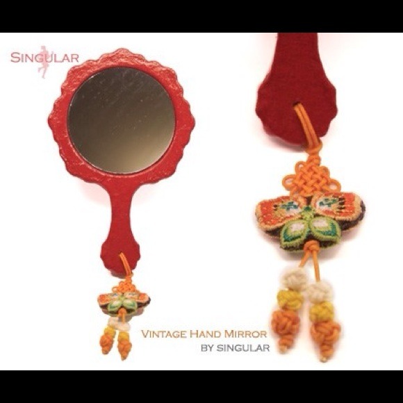 Handmade hand mirror - Picture 2 of 3