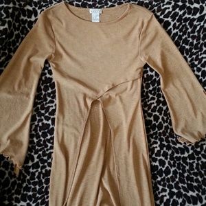 Ladies open stomach shirt