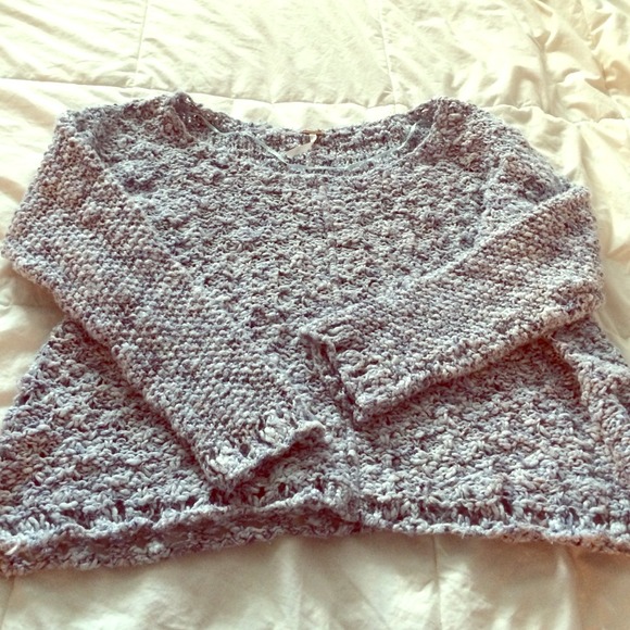 TRADED 1/18/14 Free people crochet sweater!