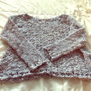 TRADED 1/18/14 Free people crochet sweater!