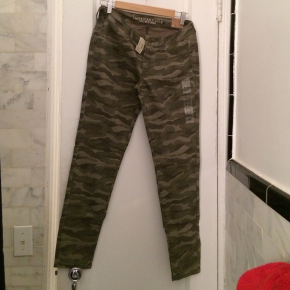 American Eagle Outfitters Pants Sale Camo Jeggings Poshmark