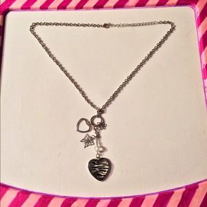4-Charm Heart Necklace