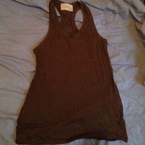 All Saints Black Burnout Vest