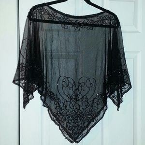 Poncho shawl
