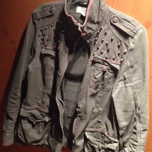 Studded army jacket