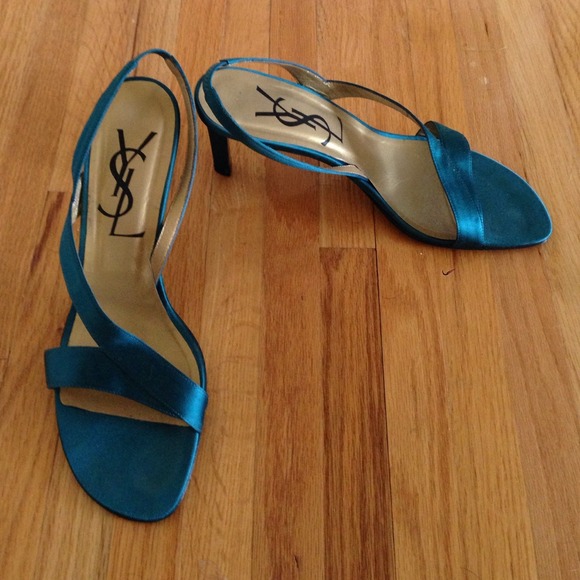 YSL - Yves Saint Laurent satin strapped sandals