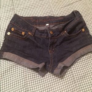 Denim shorts