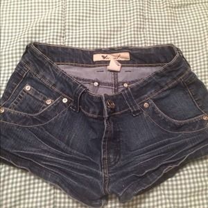 Denim shorts