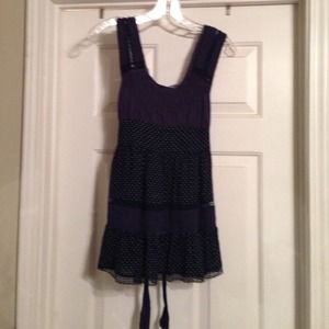 Free people navy blue sleeveless top