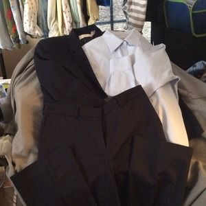 Navy blue suit with skirt or pants