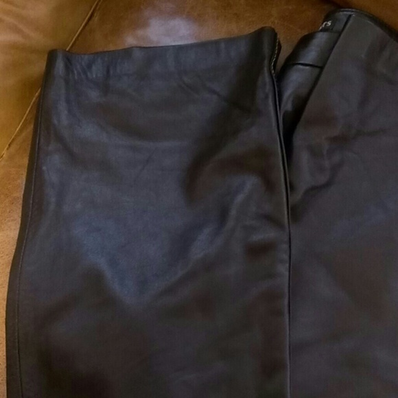 Wright's 100% leather pants. Never worn! - Picture 4 of 4