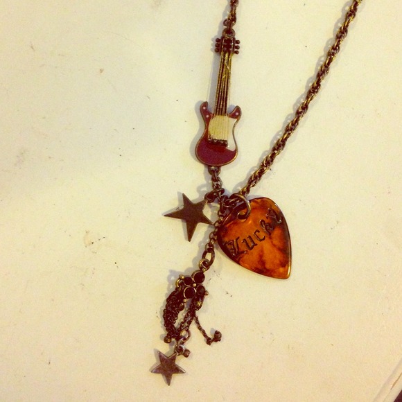 Lucky Brand Guitar Necklace