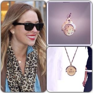 REDUCED! 14K Gold Spinning 'I Love You'  Pendant