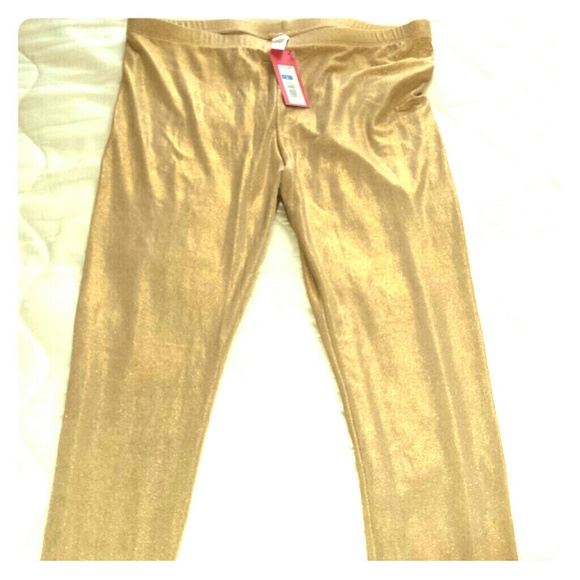 Gold Shimmery Leggings
