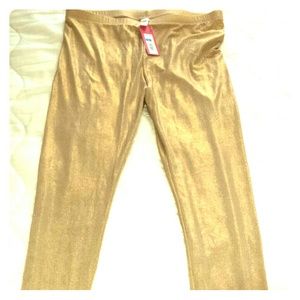 Gold Shimmery Leggings