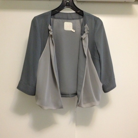 ❌SOLD❌Sheer color block blazer