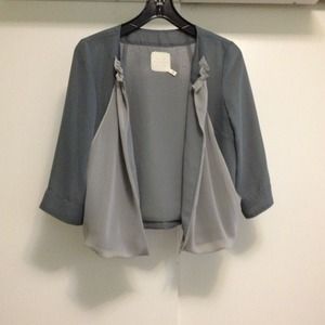 ❌SOLD❌Sheer color block blazer