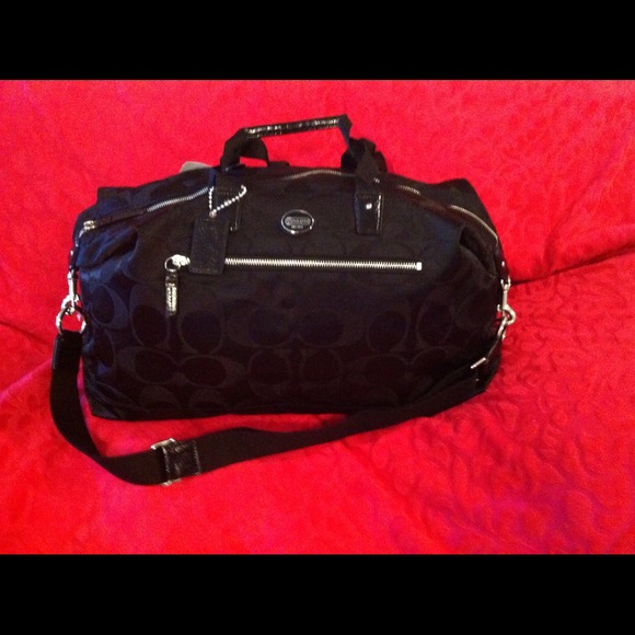 ***SOLD***Gorgeous large Coach duffel bag.