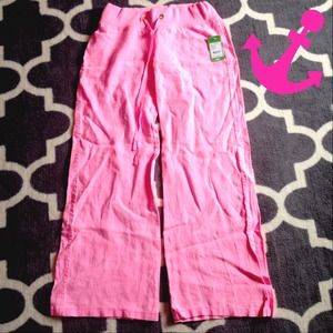 Fun & flirty linen pants!