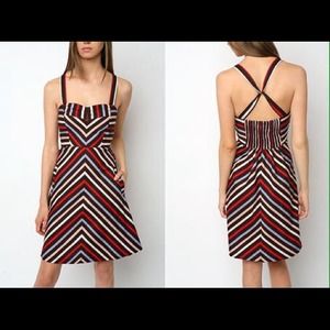 Kimchi Blue brown chevron dress