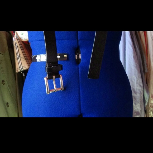 Vintage christian dior leather belt