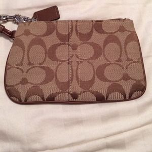 Reduced! Authentic coach wristlet!