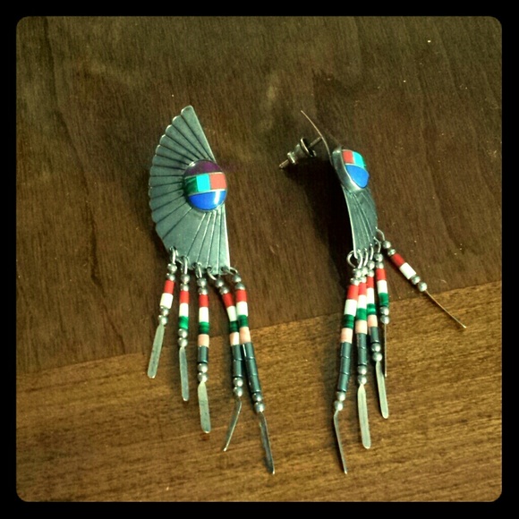 Vintage Native American earrings
