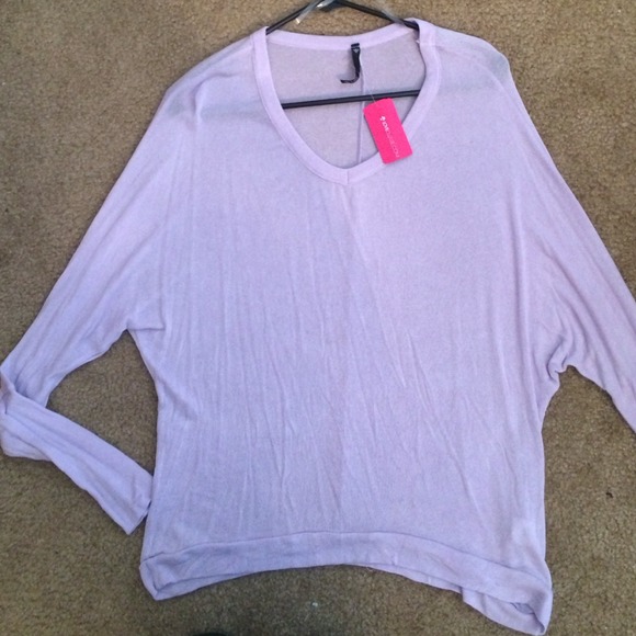 Lilac Dolman Light Sweater