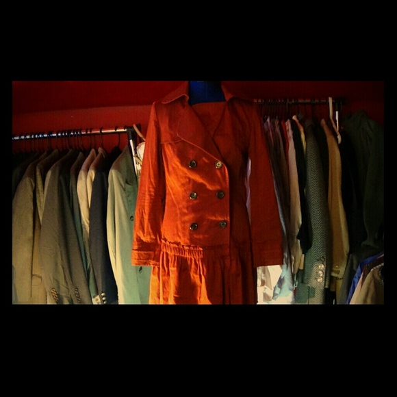 Vintage elle Orange coat