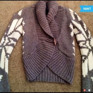Nordic Patterned Toggle Sweater