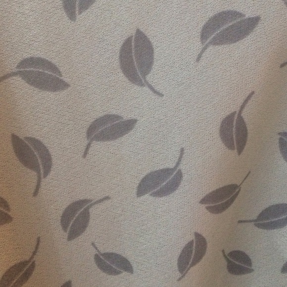 Leaf Print Button Up - Picture 2 of 4