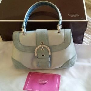 Coach Satin Mini Top Handle bag