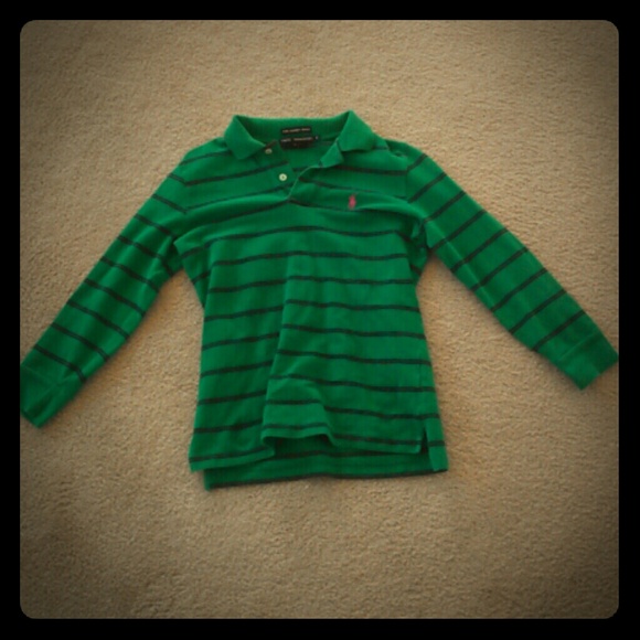 Ralph Lauren 3/4 sleeve skinny polo
