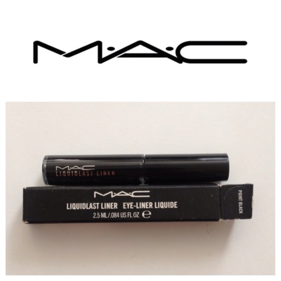 MAC liquid last liner in Point Black