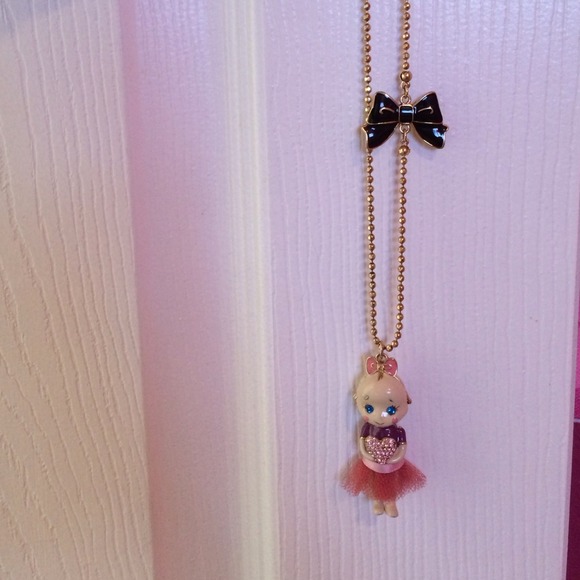 Betsey Johnson Doll necklace