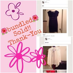 Bundle/🌺dress and cardigan🌺Sold!!!!)