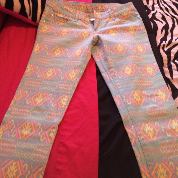 Tribal pattern pants