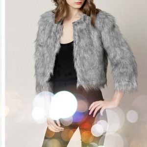 ⬇️2/23 W118 faux fur jana jacket by Walter Baker