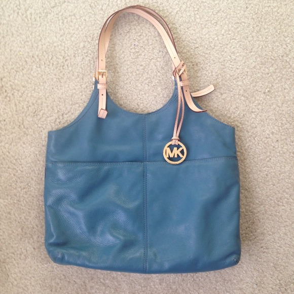 Authentic Michael Kors leather tote