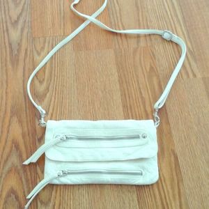 White LP crossbody. REDUCED,!!