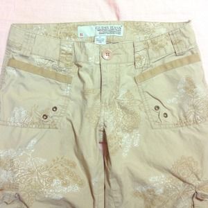 Guess jeans khaki capris