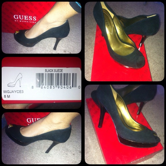 Guess❓❓❓❓Black Suede Pumps❓