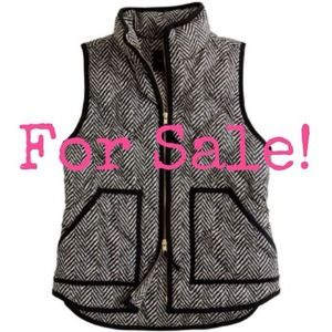 J Crew Factory Herringbone vest