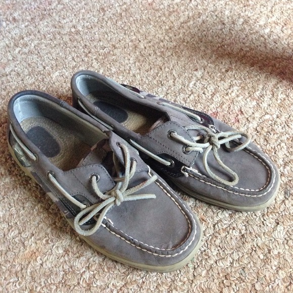Gray Sperry Top-Sider brand new